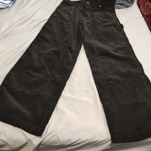 No Boundaries Men's Corduroy Pants - Black